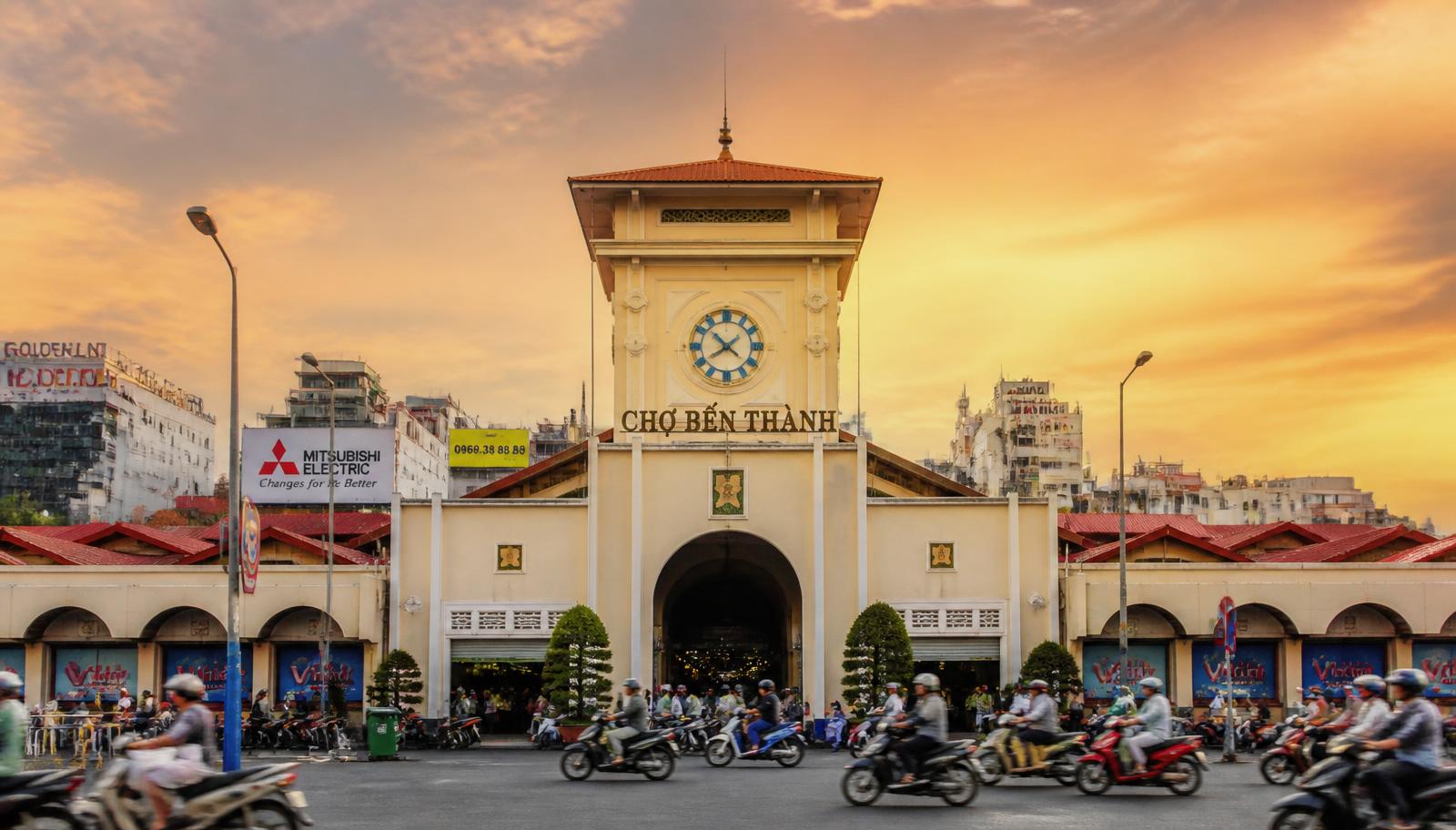 Chợ Bến Thành – di sản kiến trúc trung tâm Thành phố